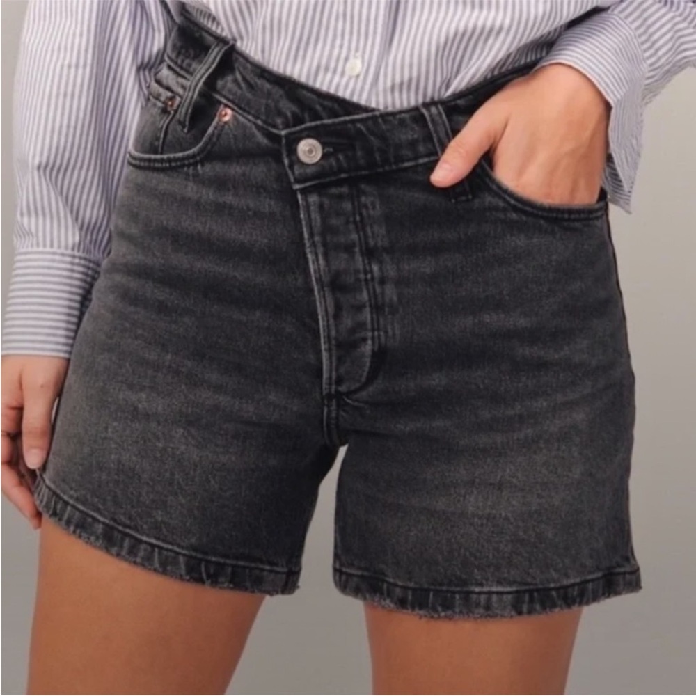 Abercrombie & Fitch Charcoal Jean Shorts